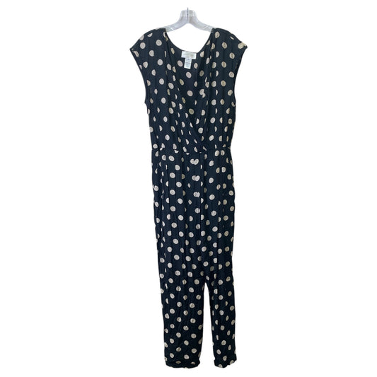 Jumpsuit By Corey Lynn Calter In Black & Cream, Size:L