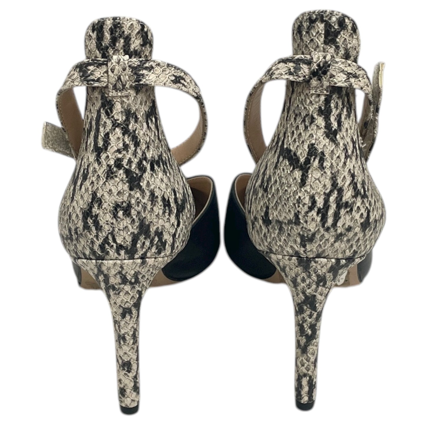 Shoes Heels Stiletto By Franco Sarto In Black & Cream, Size:7