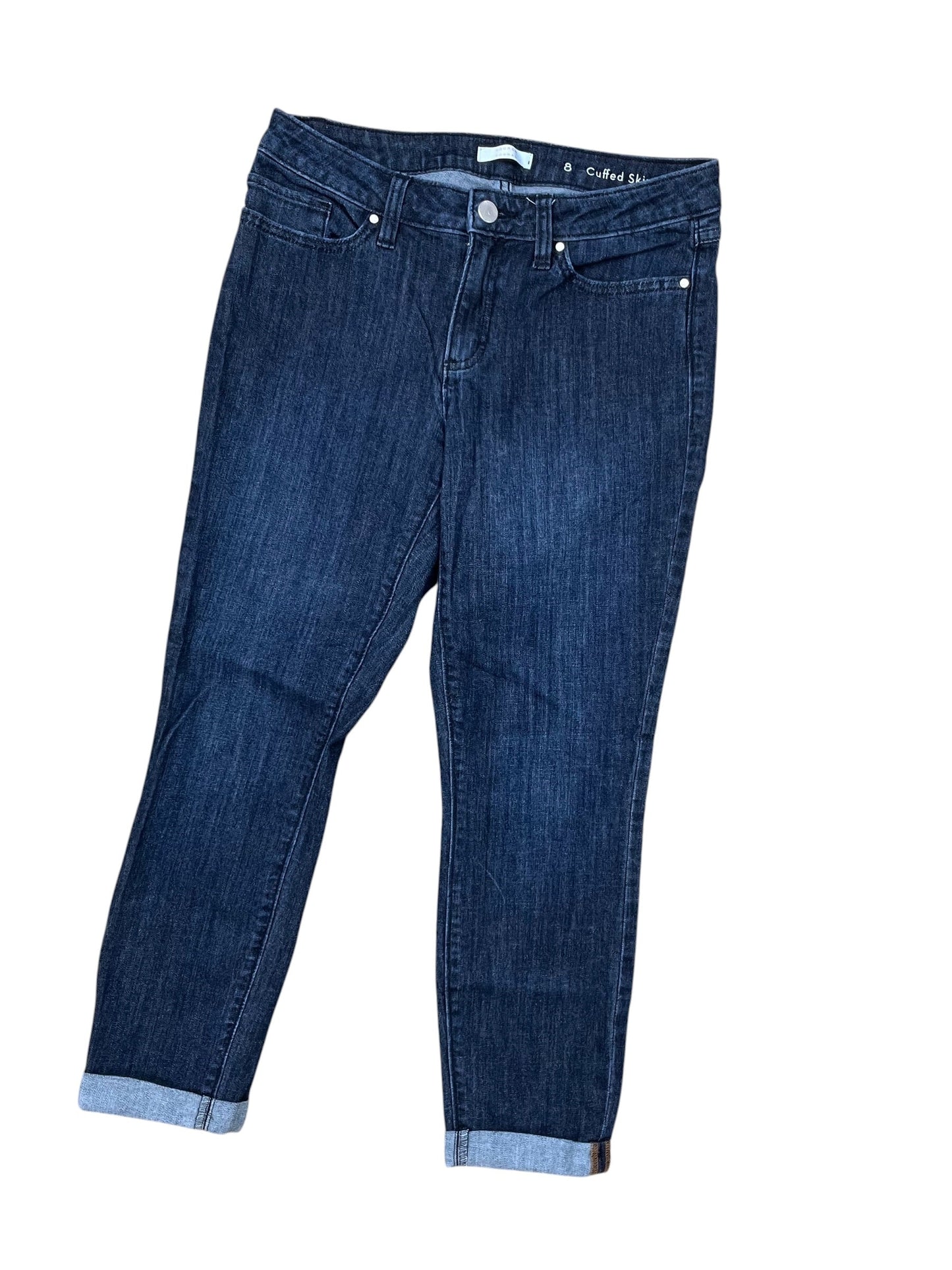 Jeans Cropped By Lc Lauren Conrad In Blue Denim, Size:8