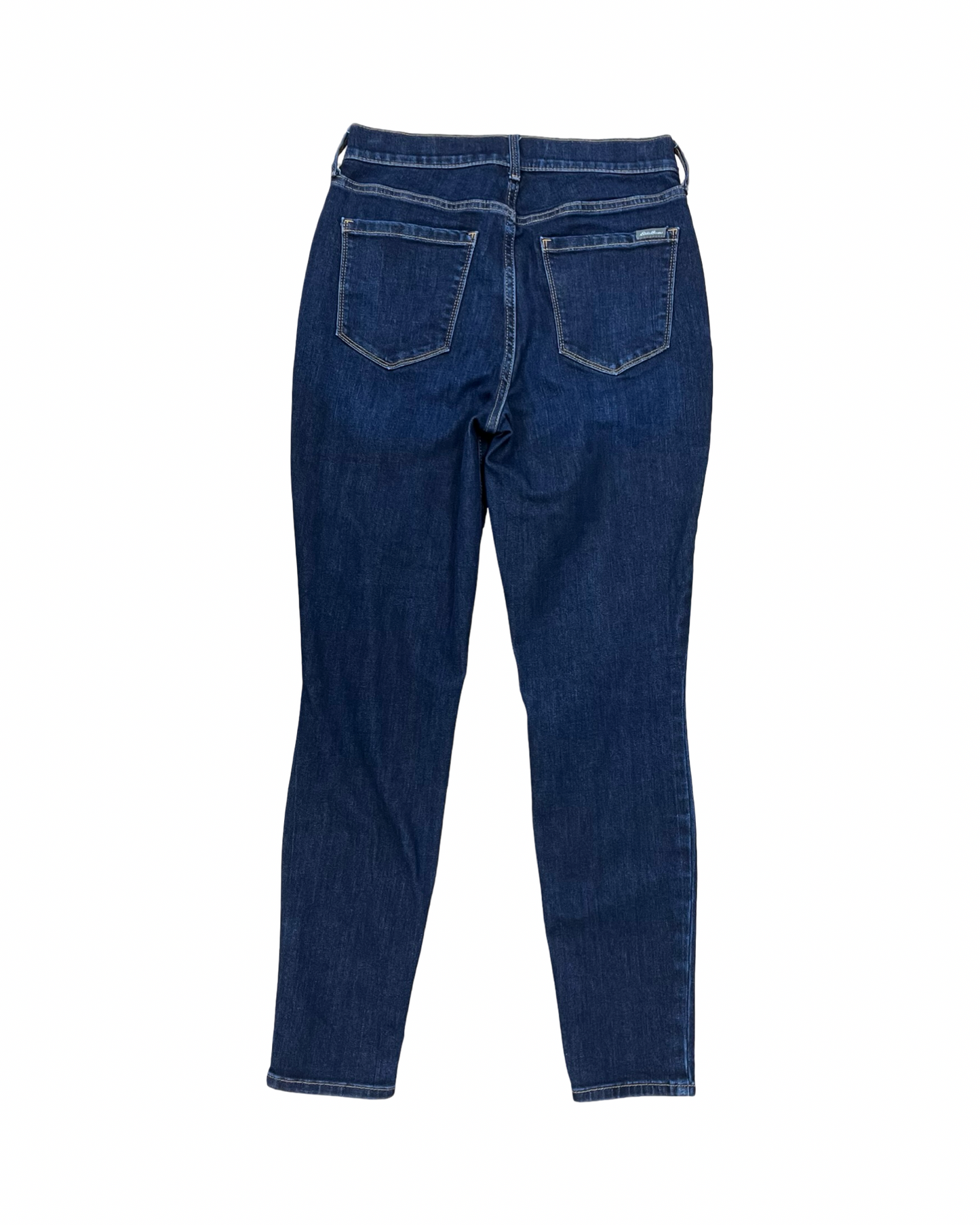 Jeans Skinny By Eddie Bauer In Blue Denim, Size:6