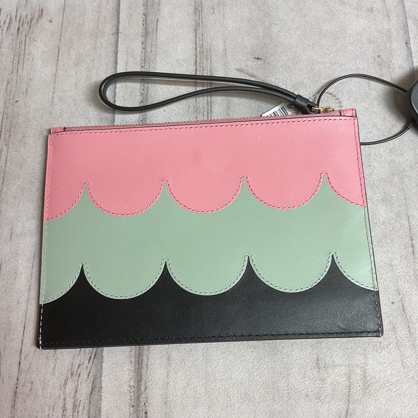 Wristlet Designer By Kate Spade In Green & Pink, Size:Large