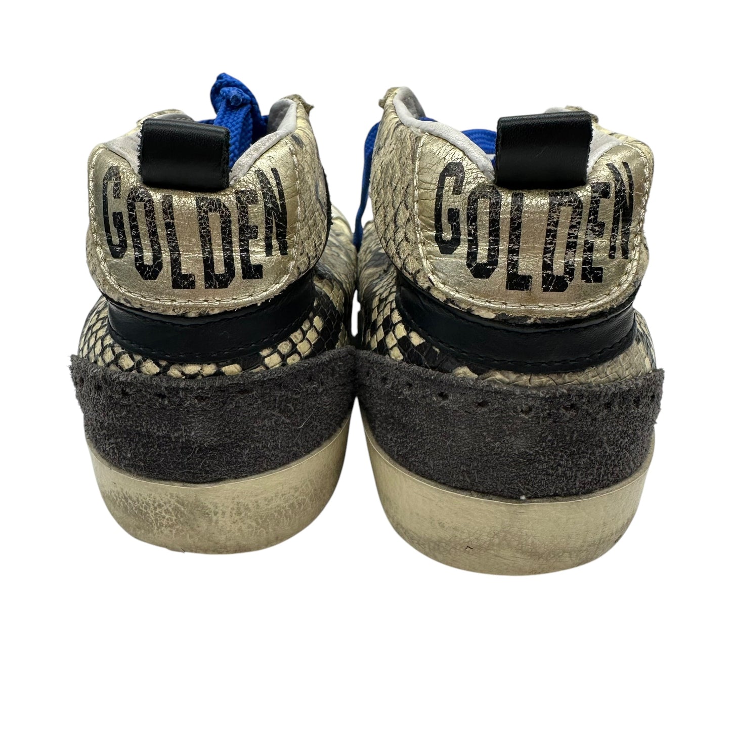 Shoes Luxury Designer By Golden Goose In Snakeskin Print, Size:8.5
