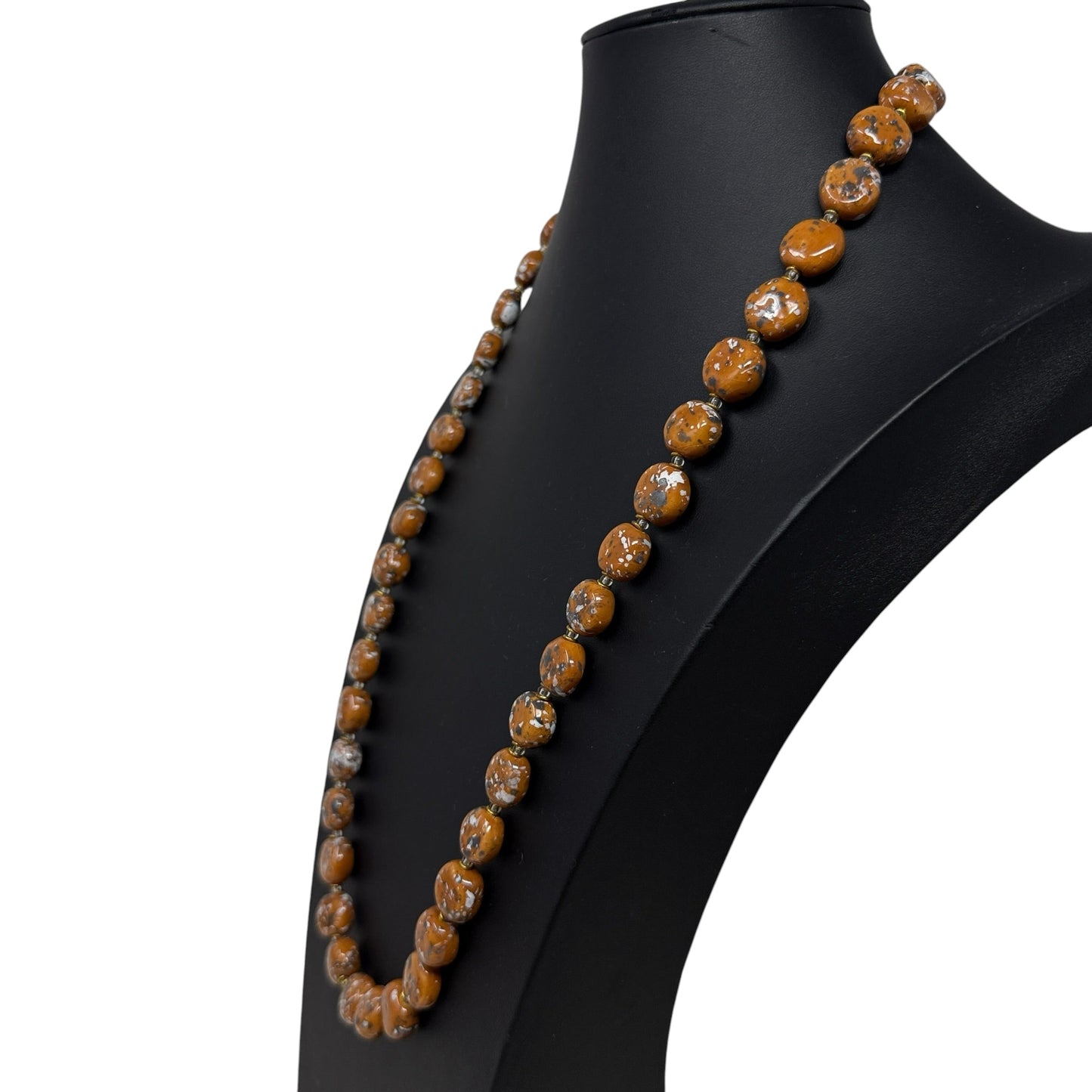 Kenyan Hand Painted Clay Beaded Necklace By Kazuri