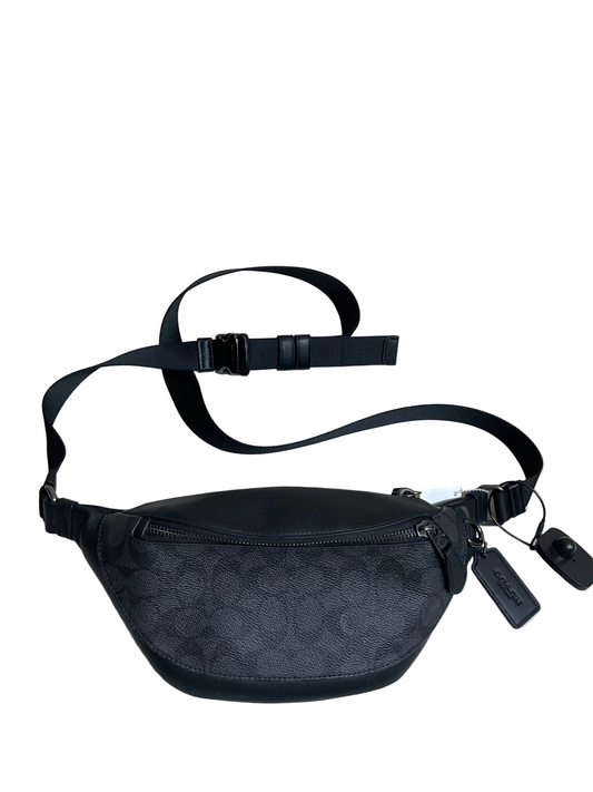 Belt Bag Designer By Coach In Black & Grey, Size:Medium