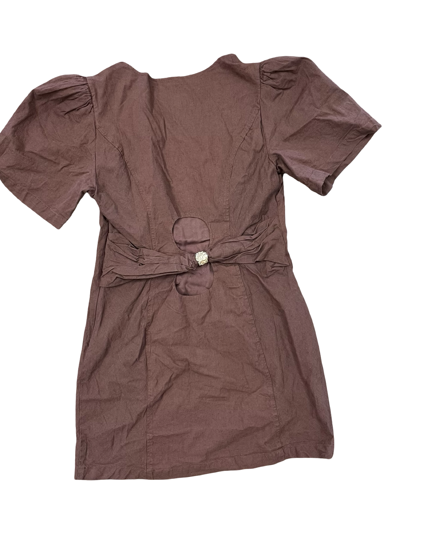 Dress Casual Short By Maeve In Brown, Size:M