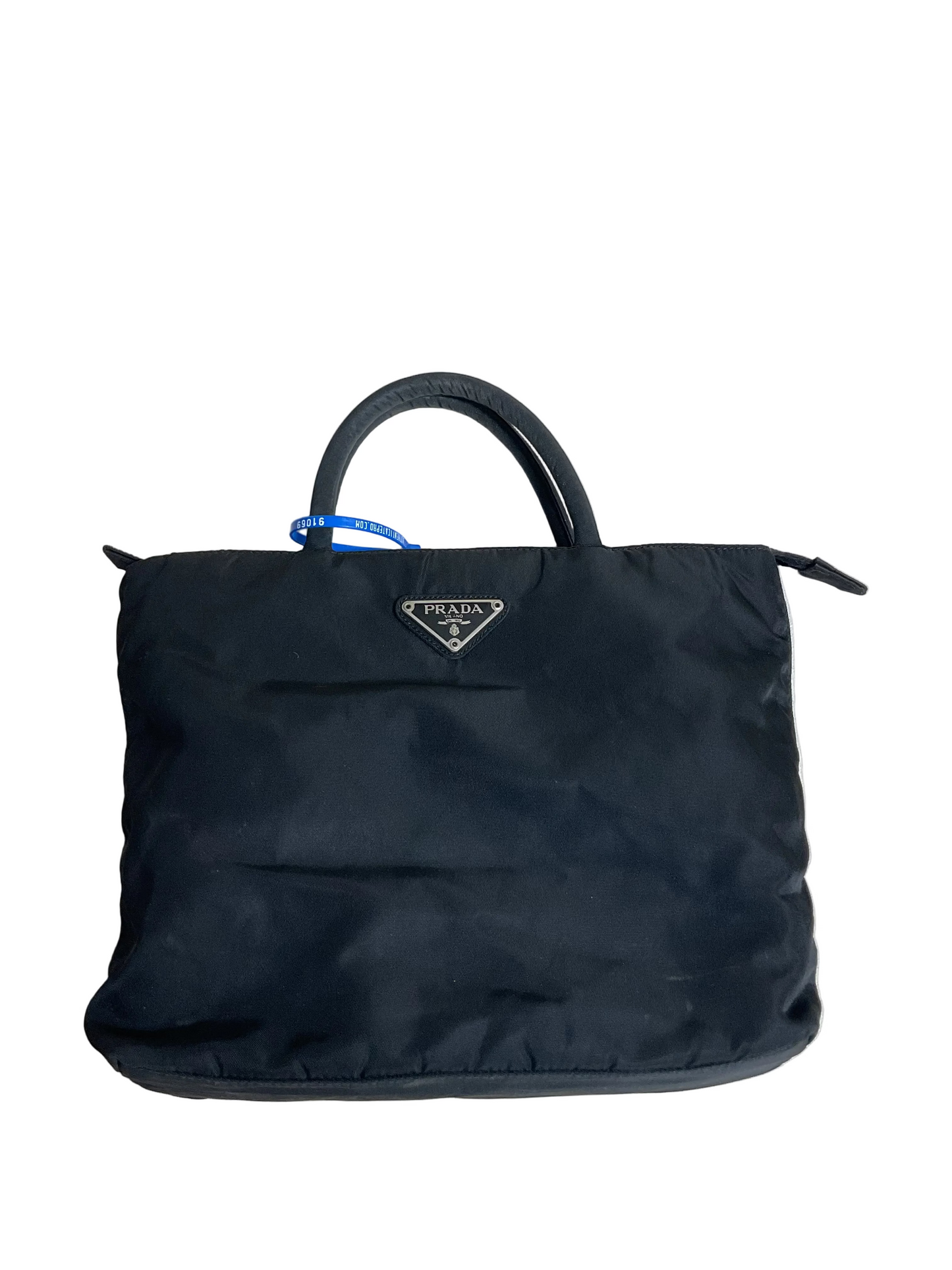 Handbag Luxury Designer By Prada In Black, Size:Small