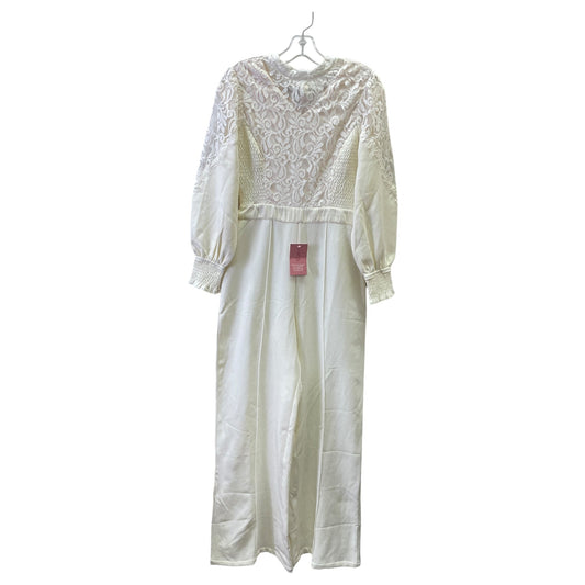 Jumpsuit By IVY CITY CO In Cream, Size:S