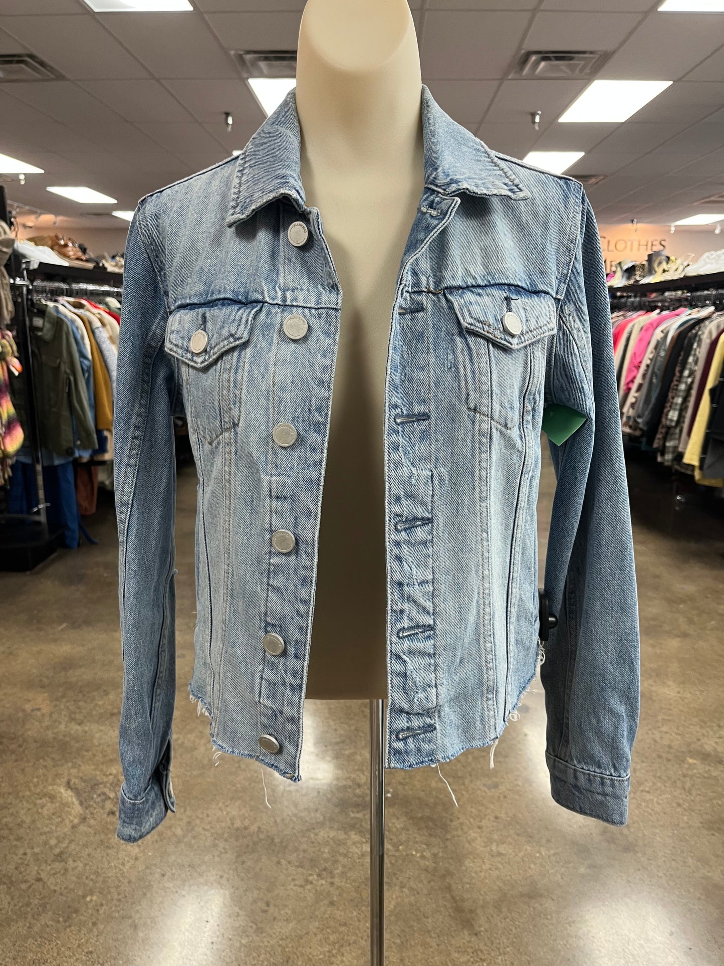 Jacket Denim By Blanknyc In Blue Denim, Size:Xs