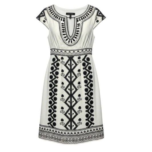 Embroidered Mini Dress By Nanette Lepore In Cream, Size: 2