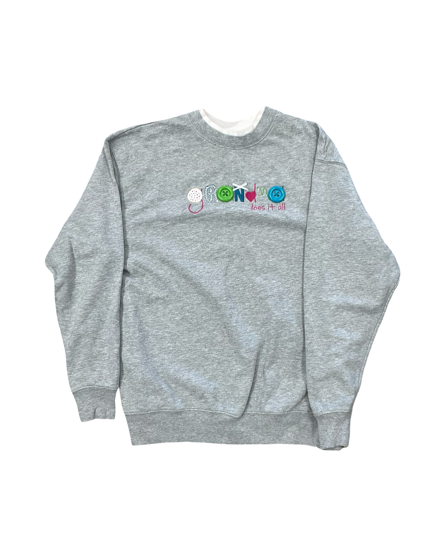 Sweatshirt Crewneck By Clothes Mentor In Grey, Size:L