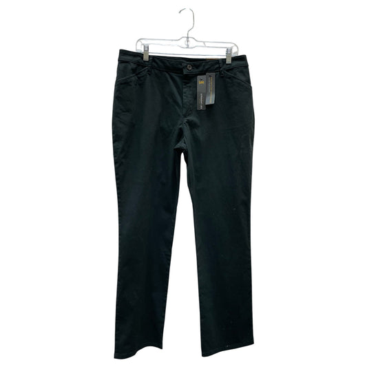 Jeans Straight By Lee In Black, Size:14