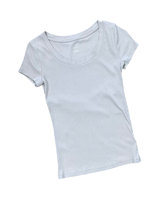 Top Ss Basic By A New Day In Cream, Size:Xs