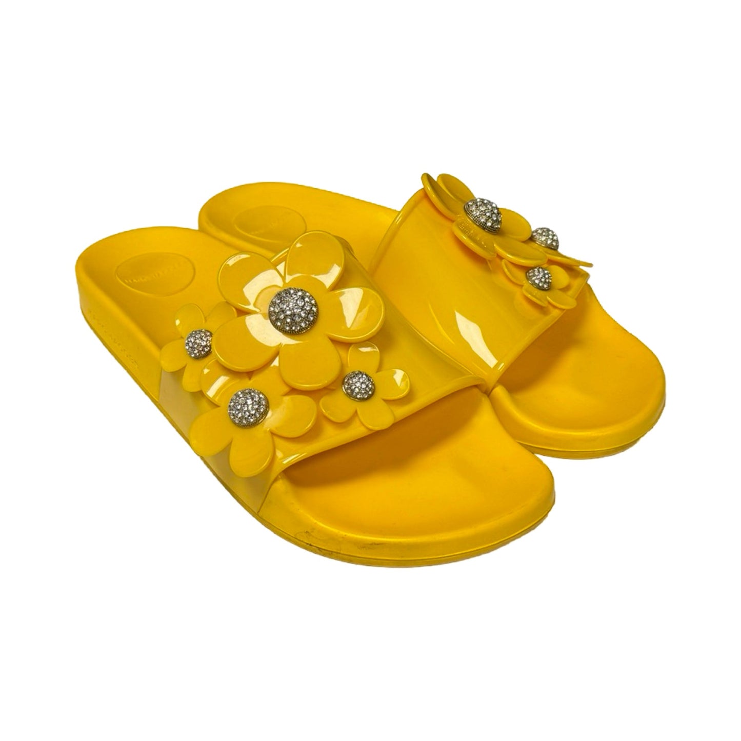 Yellow Sandals Designer Marc Jacobs, Size 10