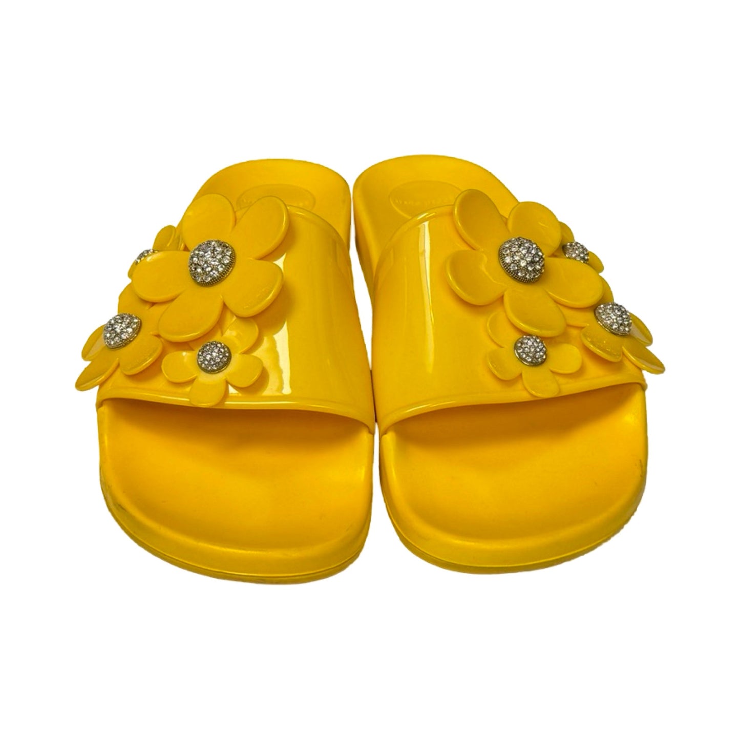 Yellow Sandals Designer Marc Jacobs, Size 10