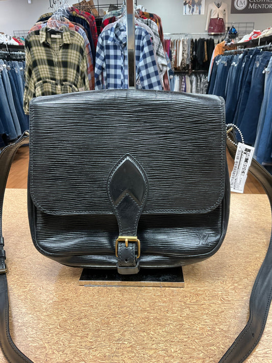 Crossbody Luxury Designer By Louis Vuitton In Black, Size:Small