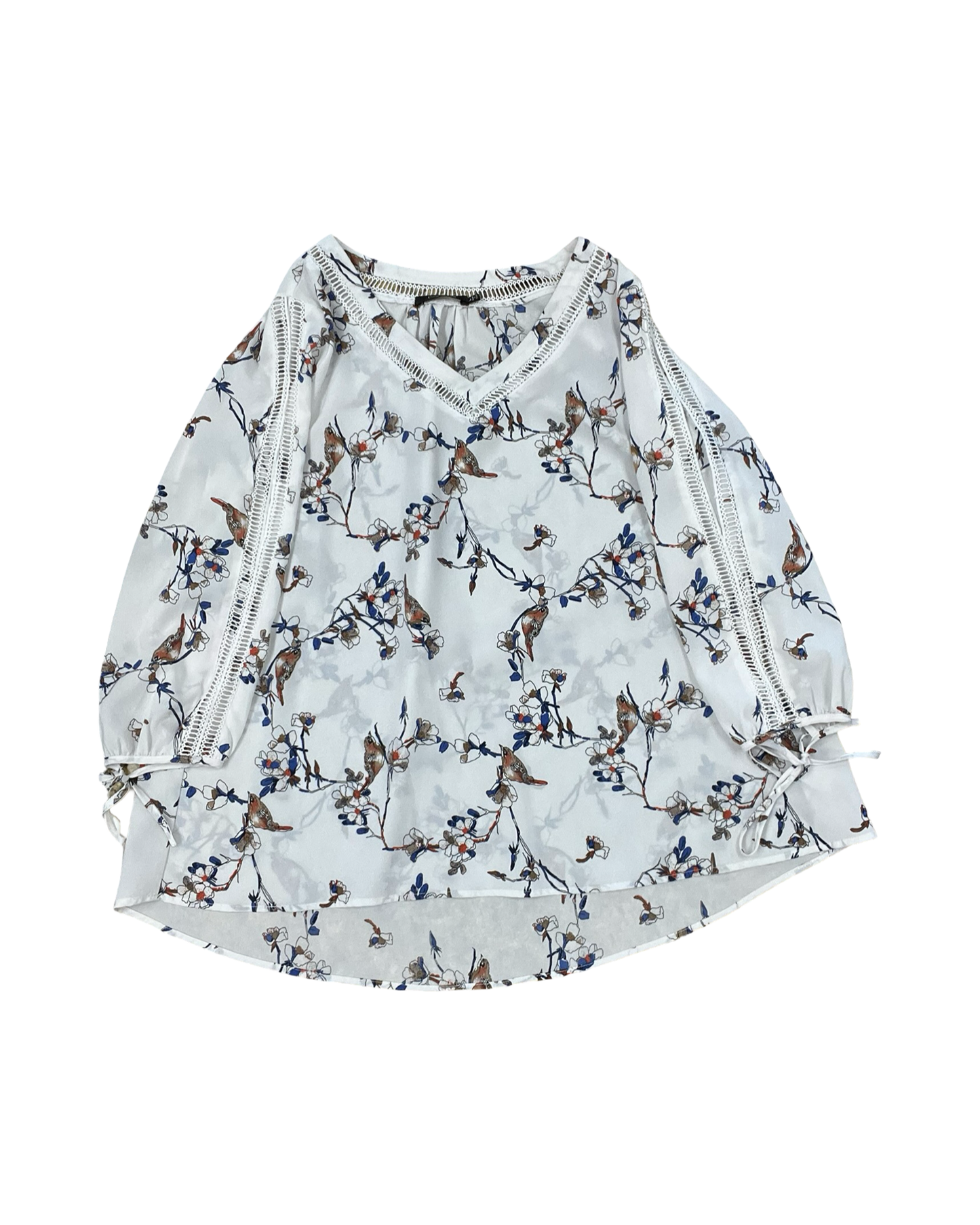 Top Ls By Doe & Rae In White, Size:L