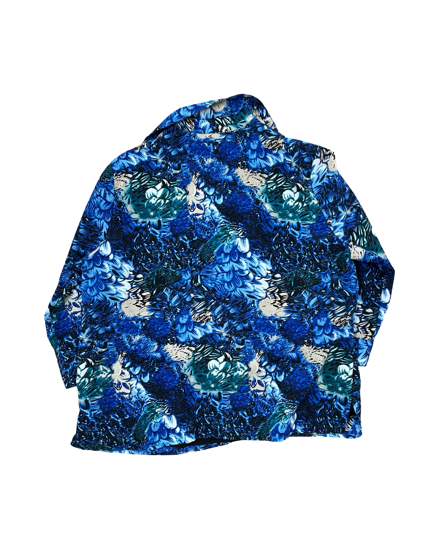 Blouse 3/4 Sleeve By George In Blue, Size:18