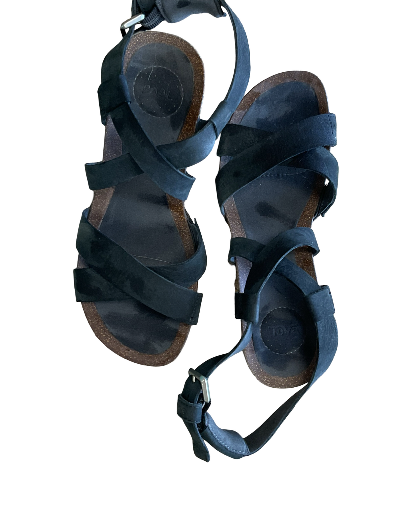 Sandals Heels Wedge By Brash In Black, Size:8