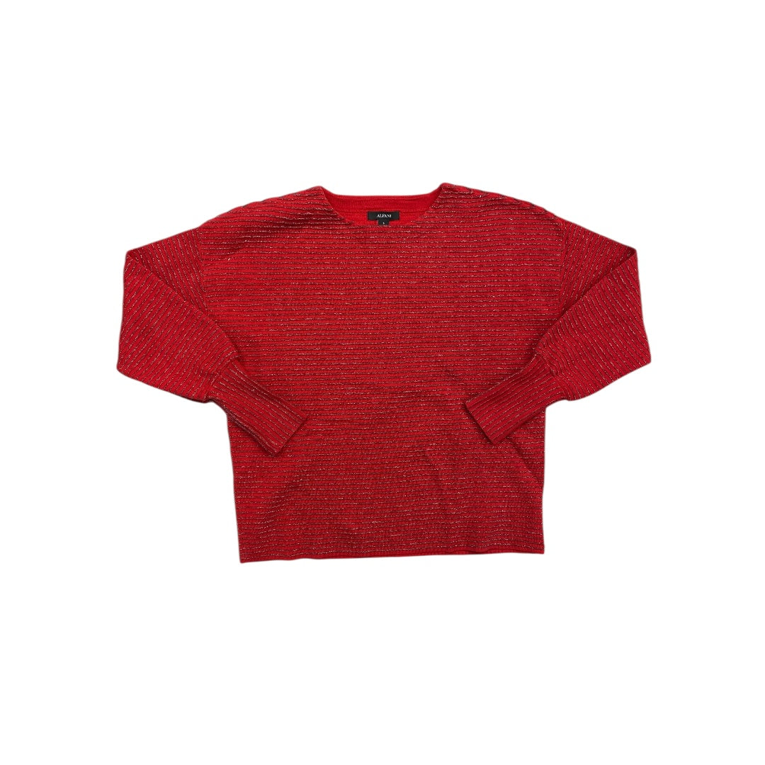 Sweater By Alfani In Red, Size:S