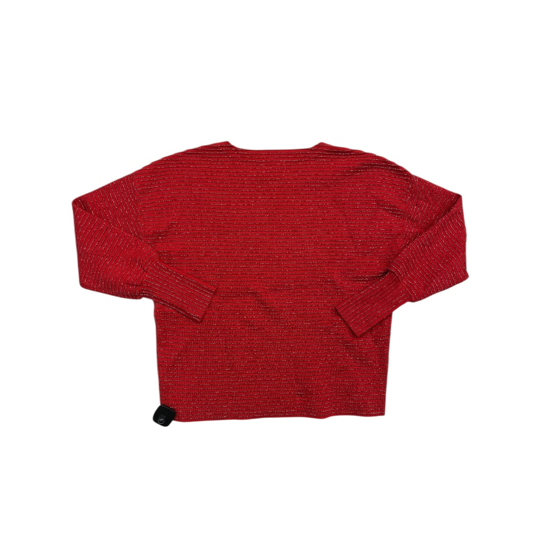 Sweater By Alfani In Red, Size:S