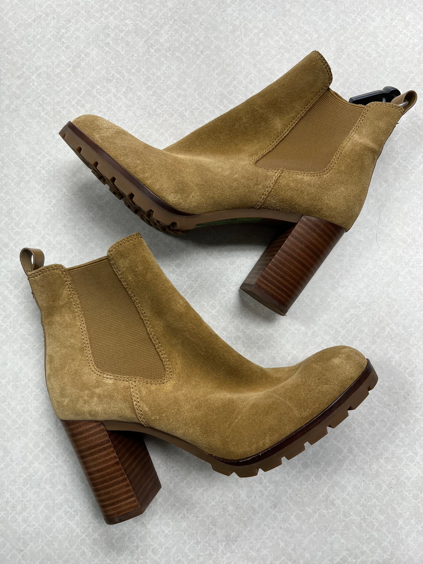Boots Designer By Tory Burch In Tan, Size:8