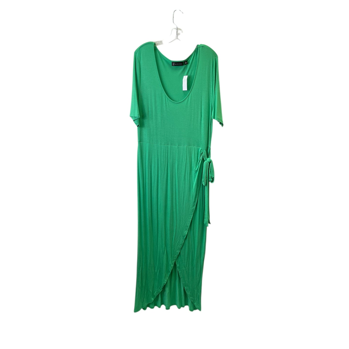 Dress Casual Maxi By New York And Co In Green, Size:Xl