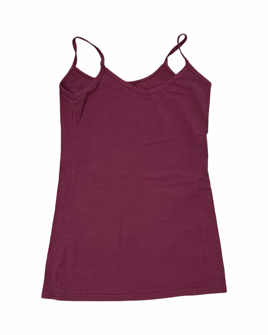 Top Cami By Clothes Mentor In Maroon, Size:L