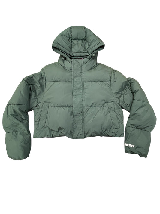 Jacket Puffer & Quilted By Fabletics In Green, Size:M