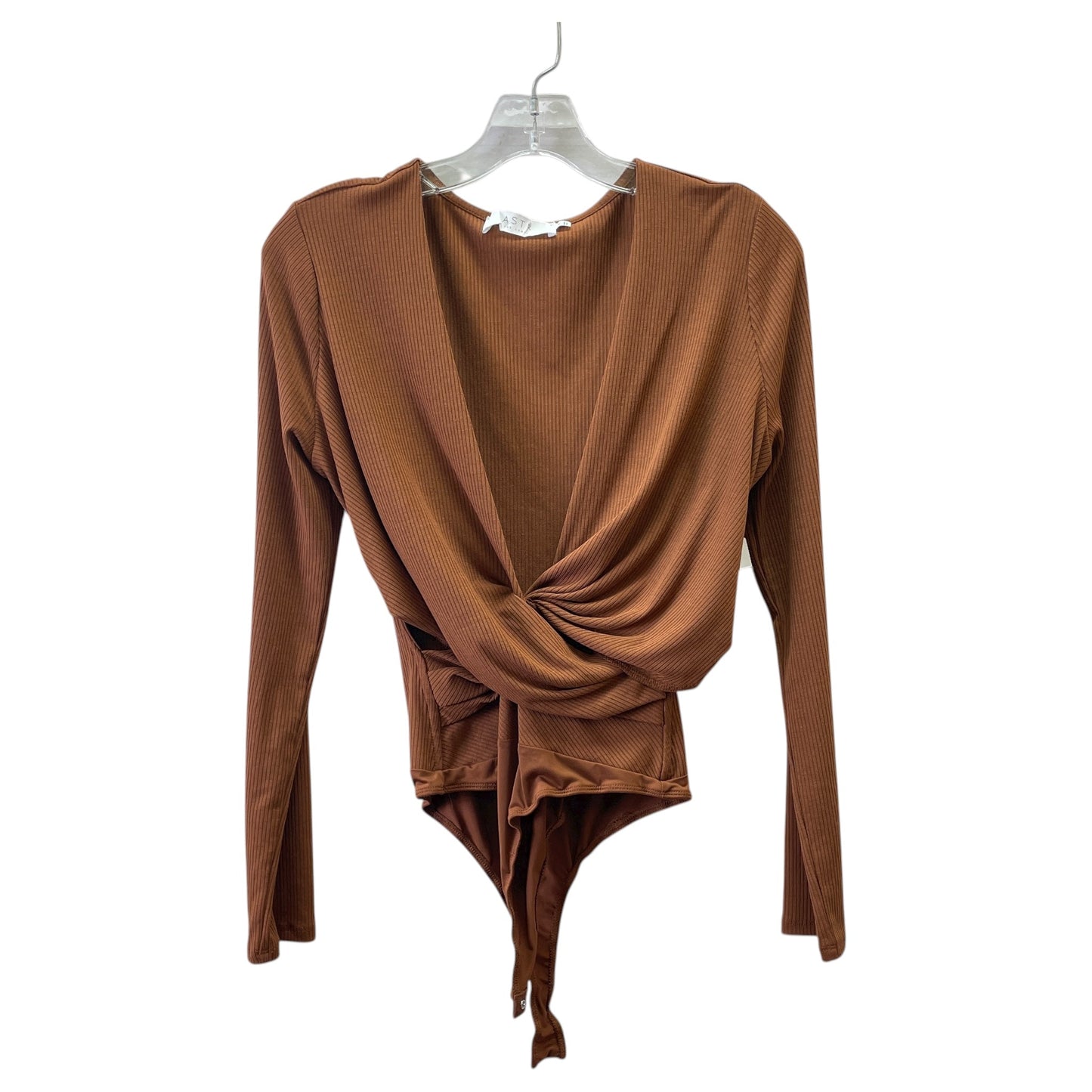 BODYSUIT by ASTR THE LABEL in BROWN, Size:M