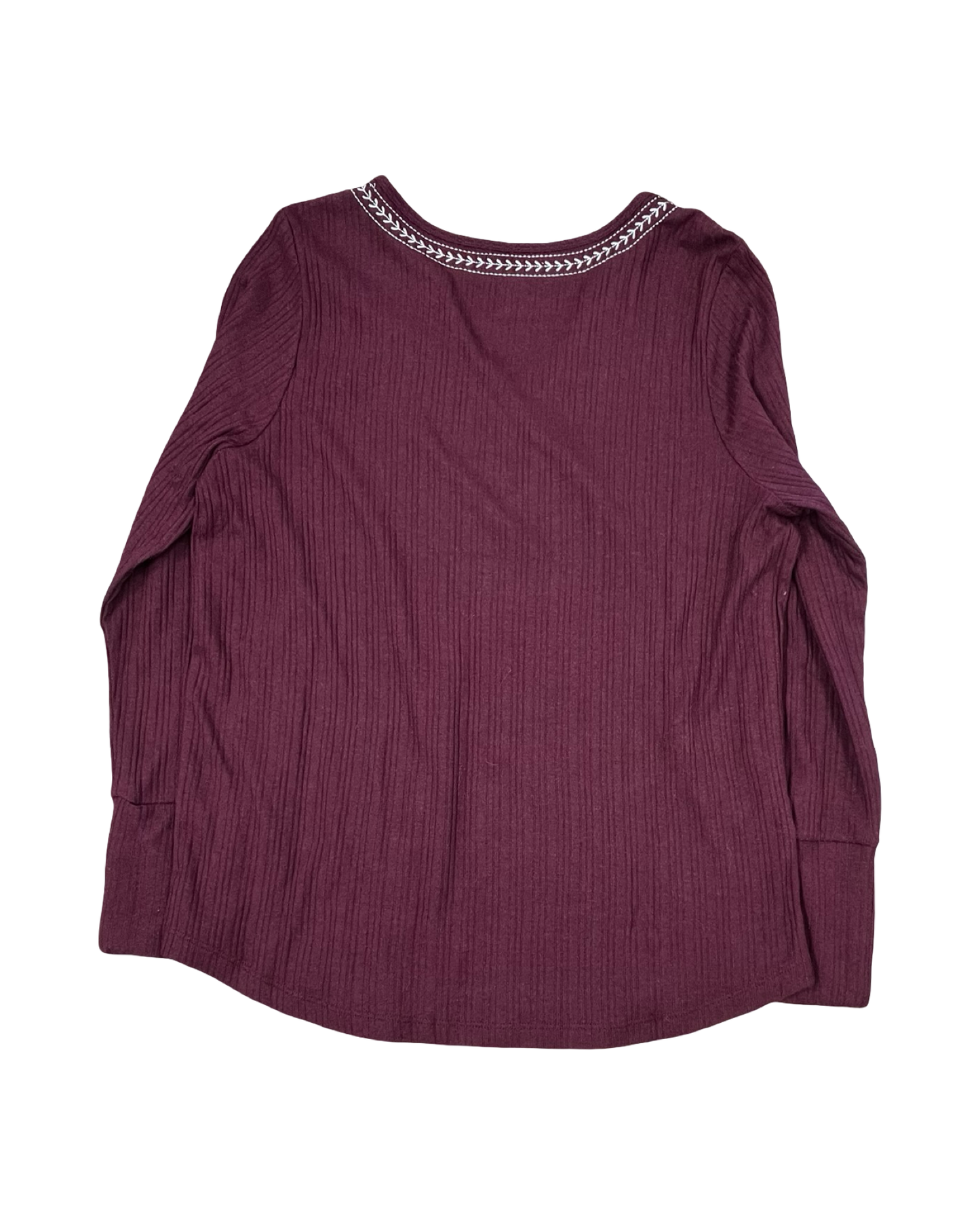 Top Ls By Maurices In Maroon, Size:1
