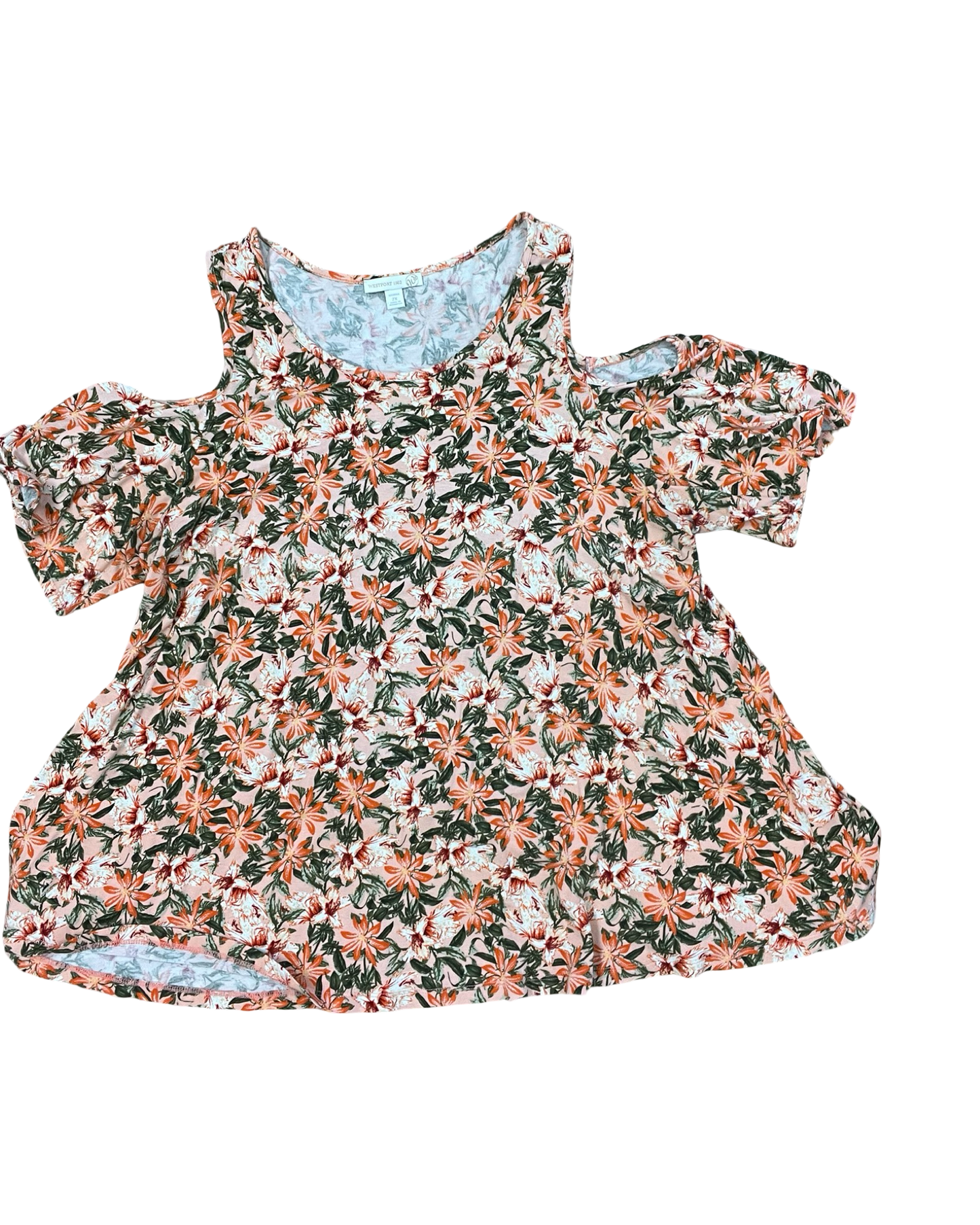 Top Ss By Westport In Orange, Size:2X