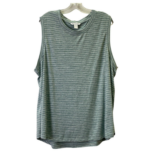Athletic Tank Top By Athleta In Green, Size:3X