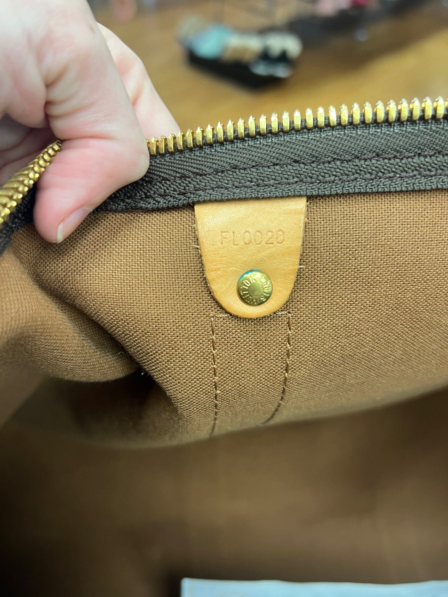 DUFFLE AND WEEKENDER LUXURY DESIGNER by LOUIS VUITTON In BROWN, Size: LARGE