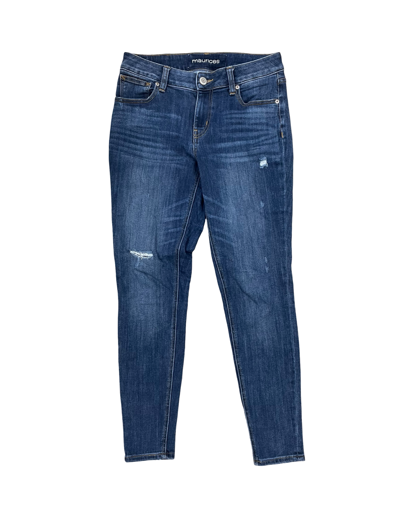 Jeans Skinny By Maurices In Blue Denim, Size:8