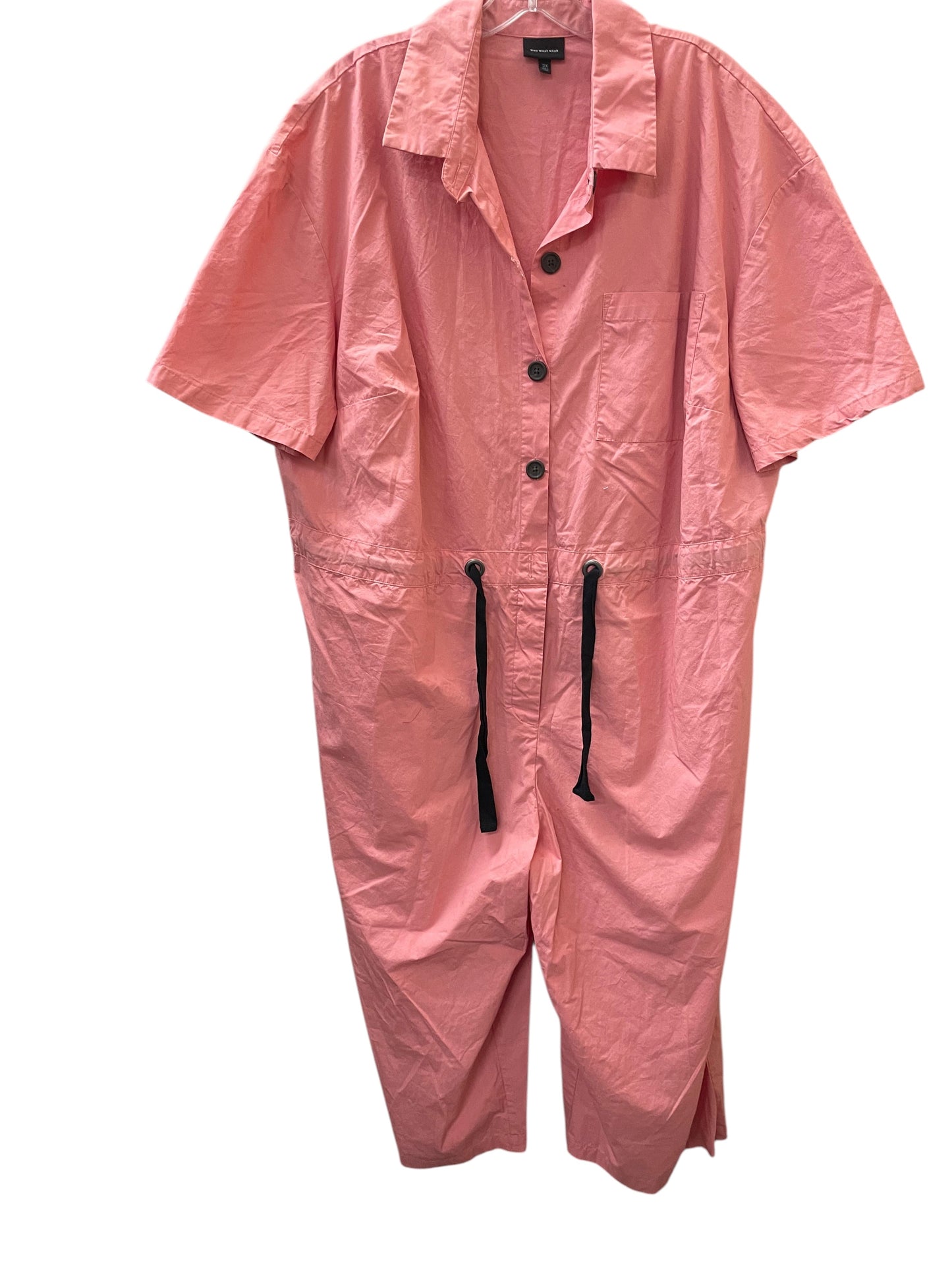 Jumpsuit By Who What Wear In Pink, Size:2X