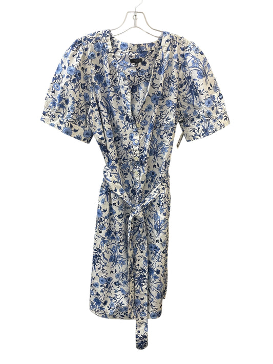 Dress Casual Midi By Talbots In Blue, Size:1X