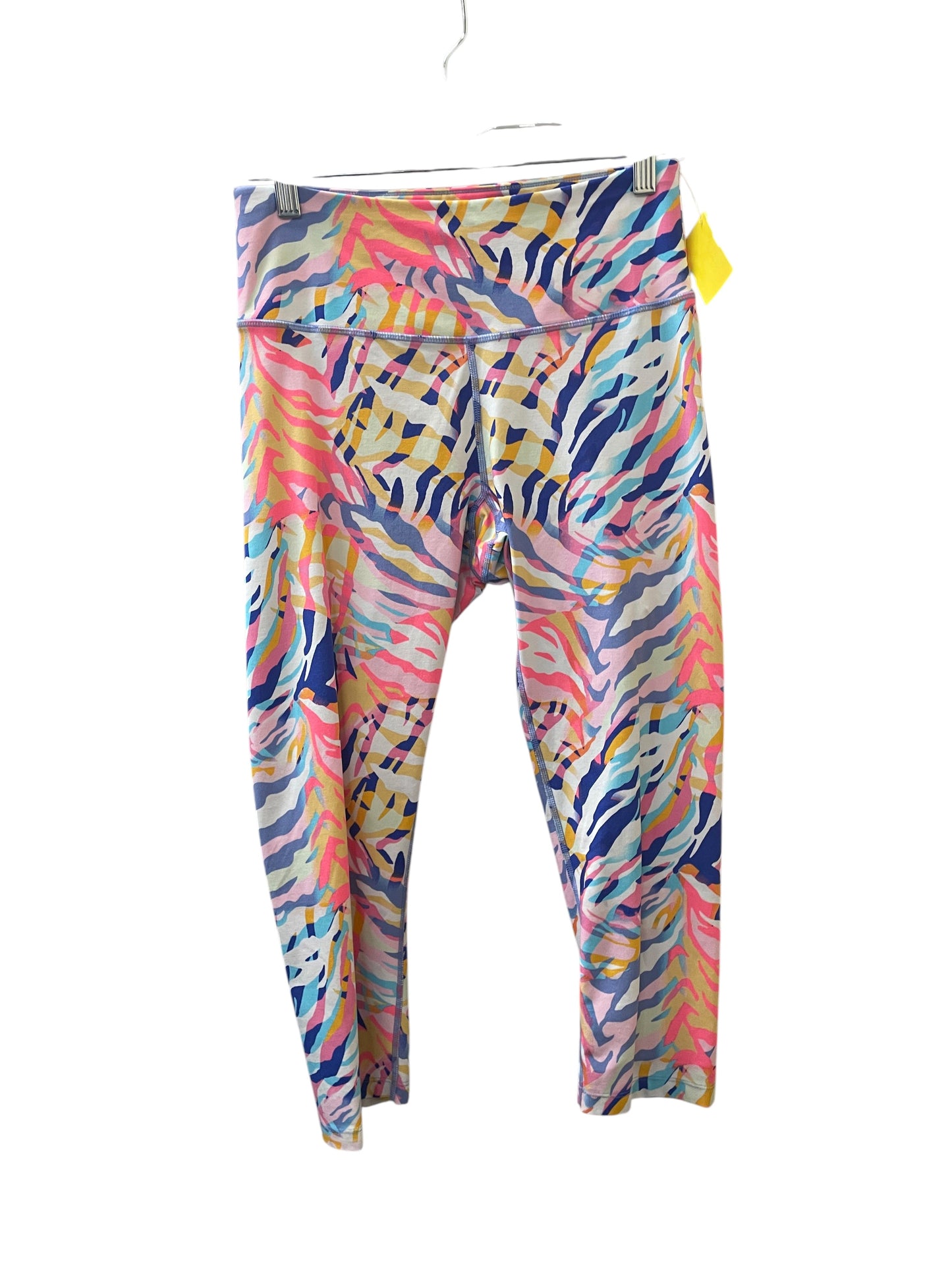 Athletic Leggings By Calvin Klein Performance In Multi, Size:8