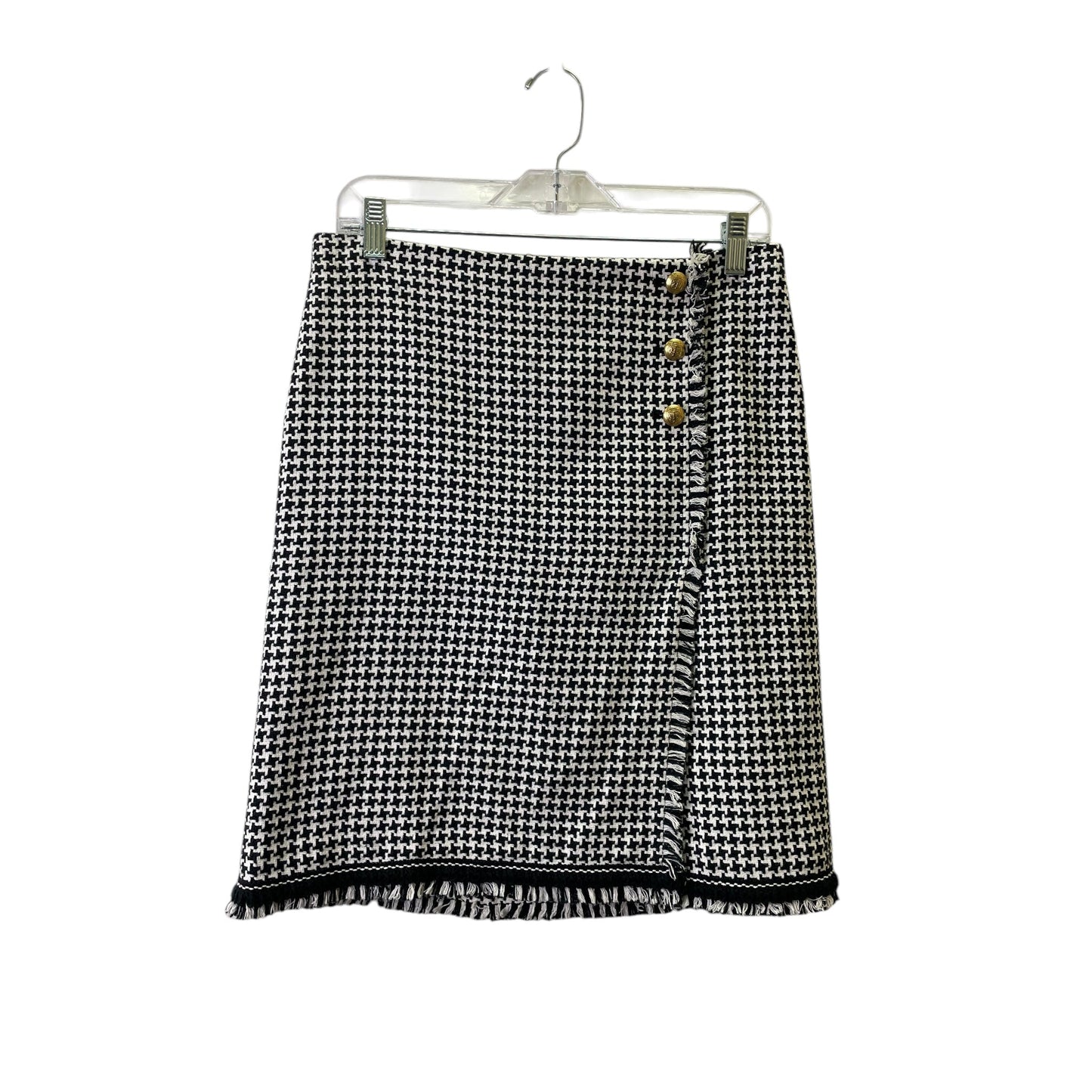 Skirt Maxi By Talbots In Black & White, Size:6P