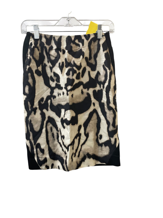 Skirt Designer By Diane Von Furstenberg In Animal Print, Size:0