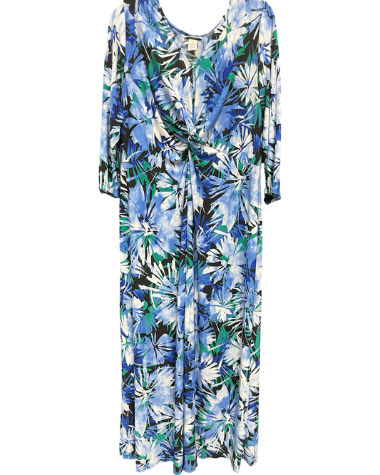 Dress Casual Maxi By Catherines In Blue, Size:2X