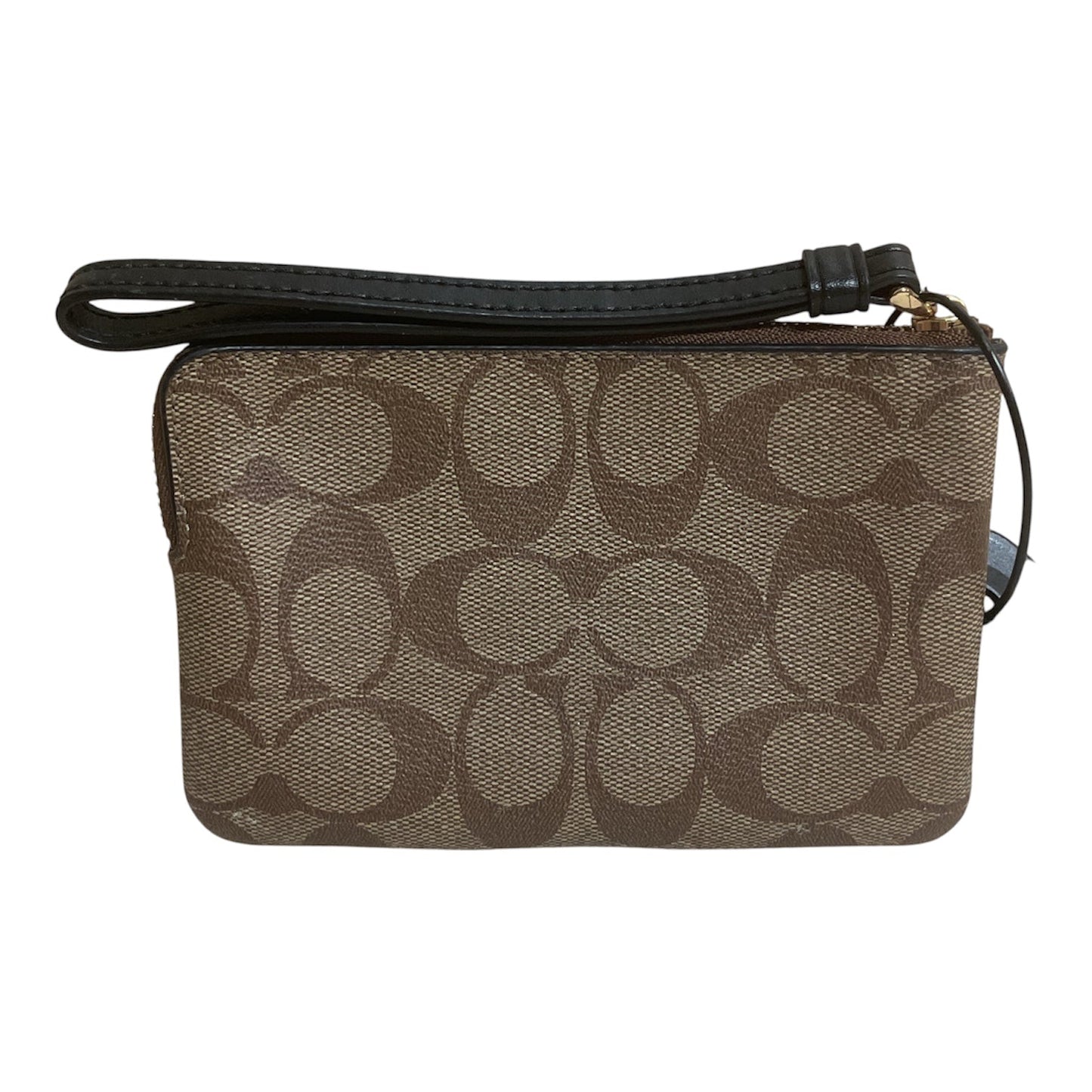Wristlet Designer By Coach In Brown & Tan, Size:Small