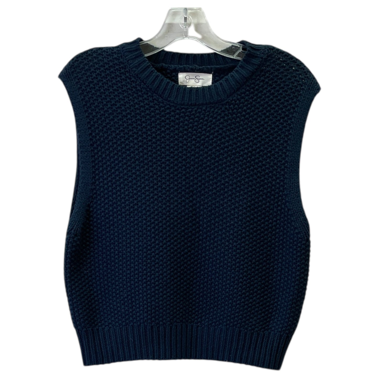 Vest Sweater By Jessica Simpson In Blue, Size:Xs