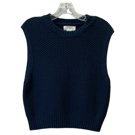 Vest Sweater By Jessica Simpson In Blue, Size:Xs