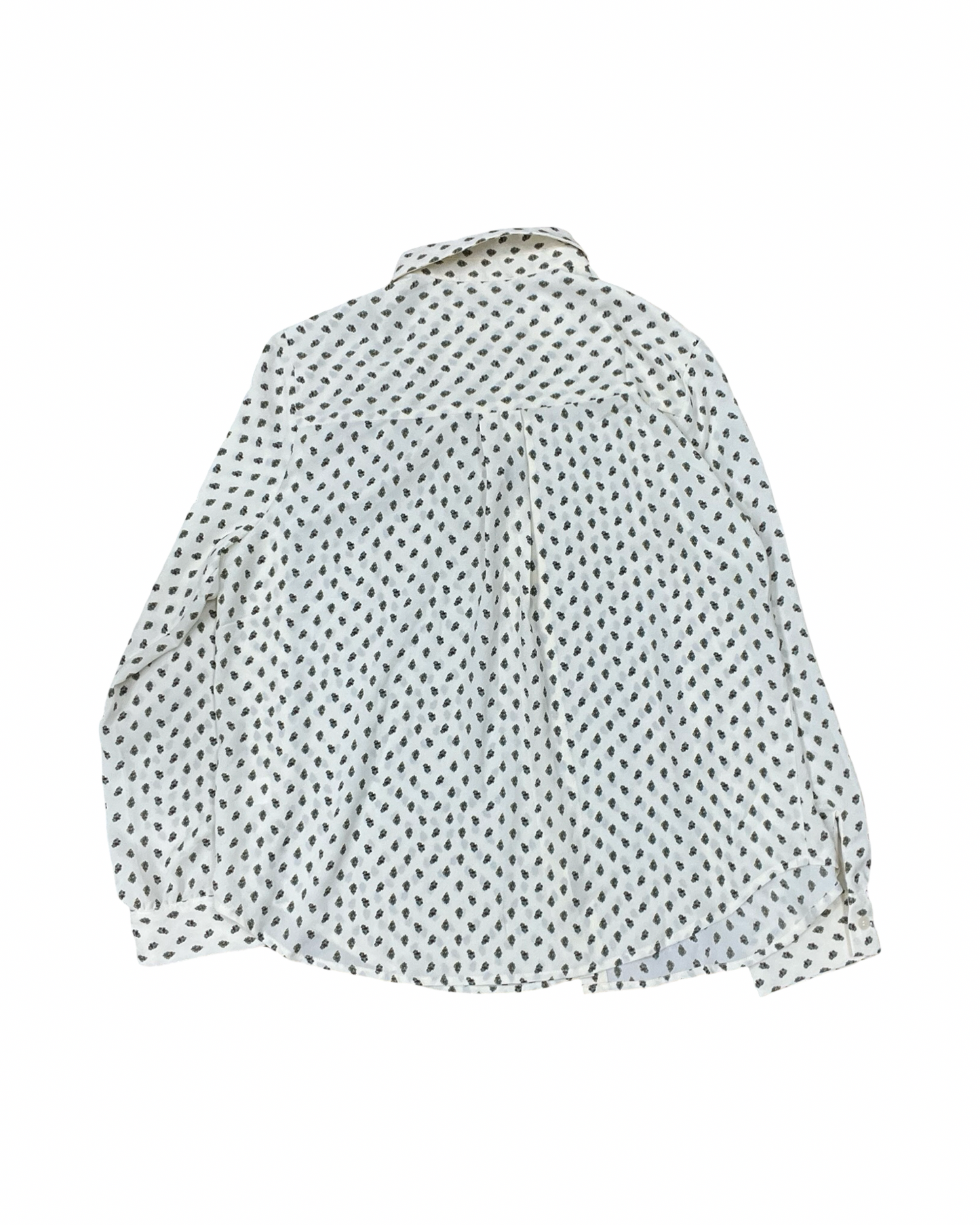 Blouse Ls By Clothes Mentor In Cream, Size:L