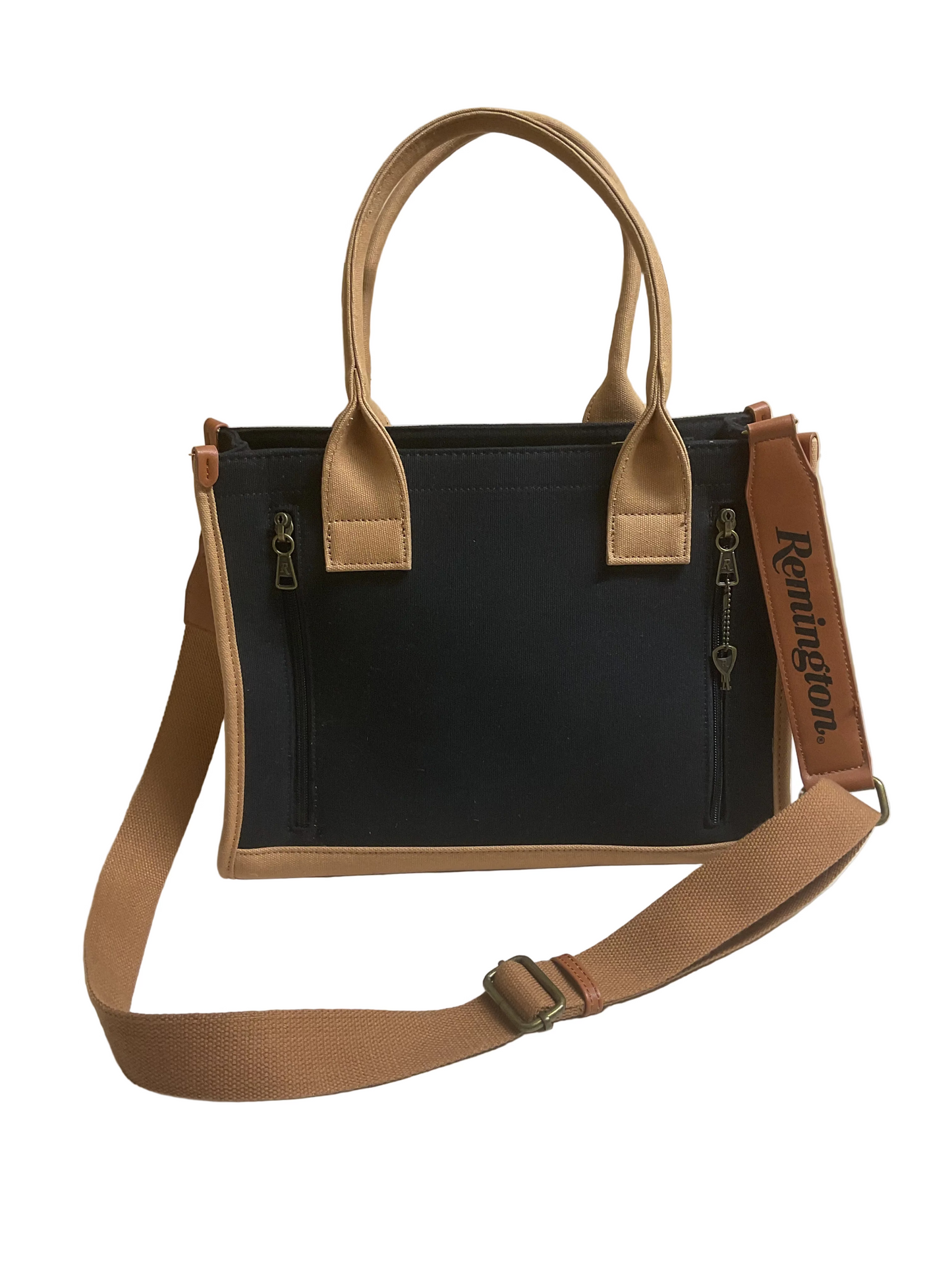 Tote By Clothes Mentor In Black & Brown, Size:Medium