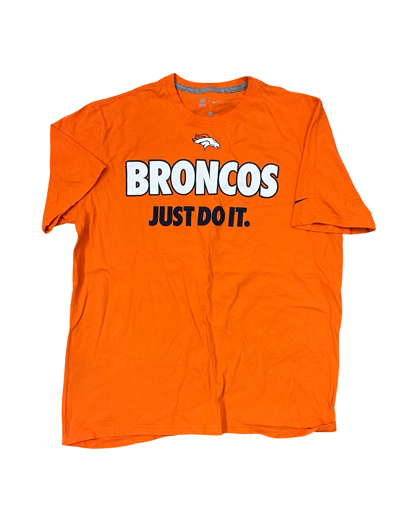 Athletic Top Ss By Nike In Orange, Size:Xl