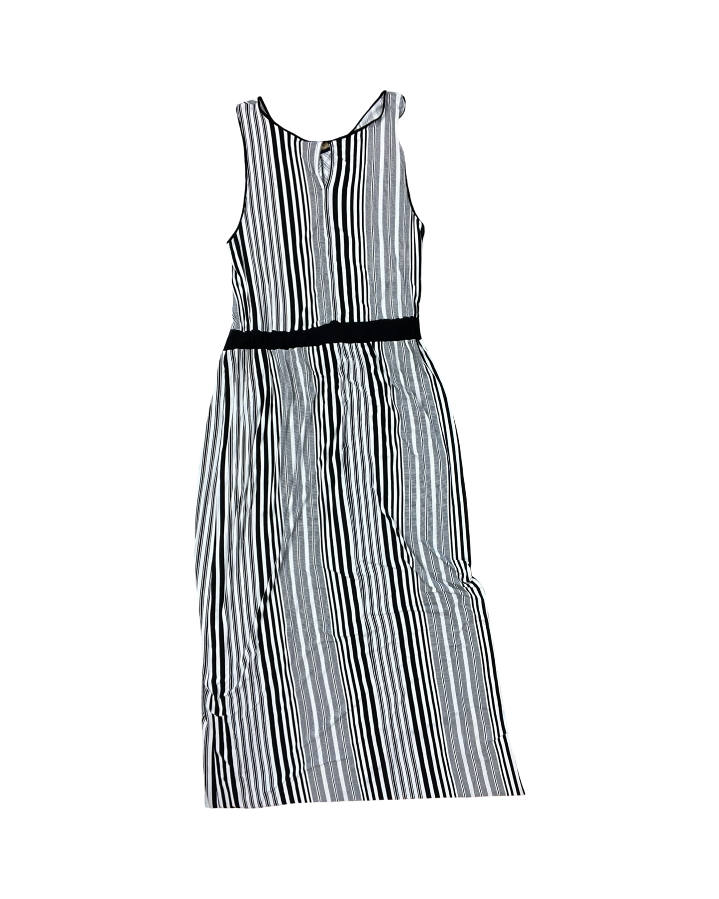 Dress Casual Maxi By Daisy Fuentes In Black & White, Size:L
