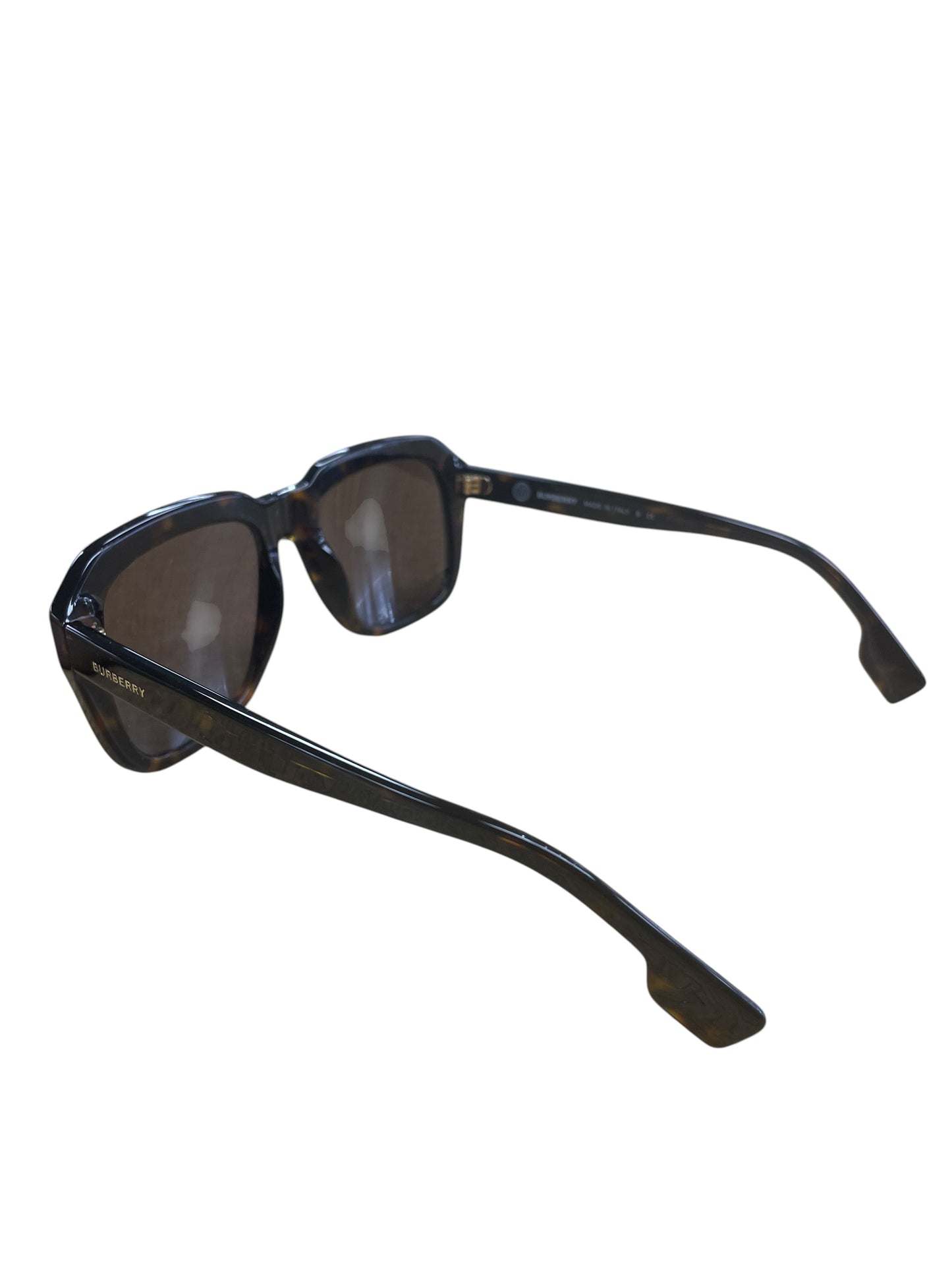 Sunglasses Luxury Designer By Burberry In Tortoise Shell Print