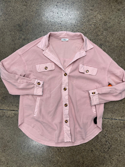 Top Ls By Clothes Mentor In Pink, Size:S