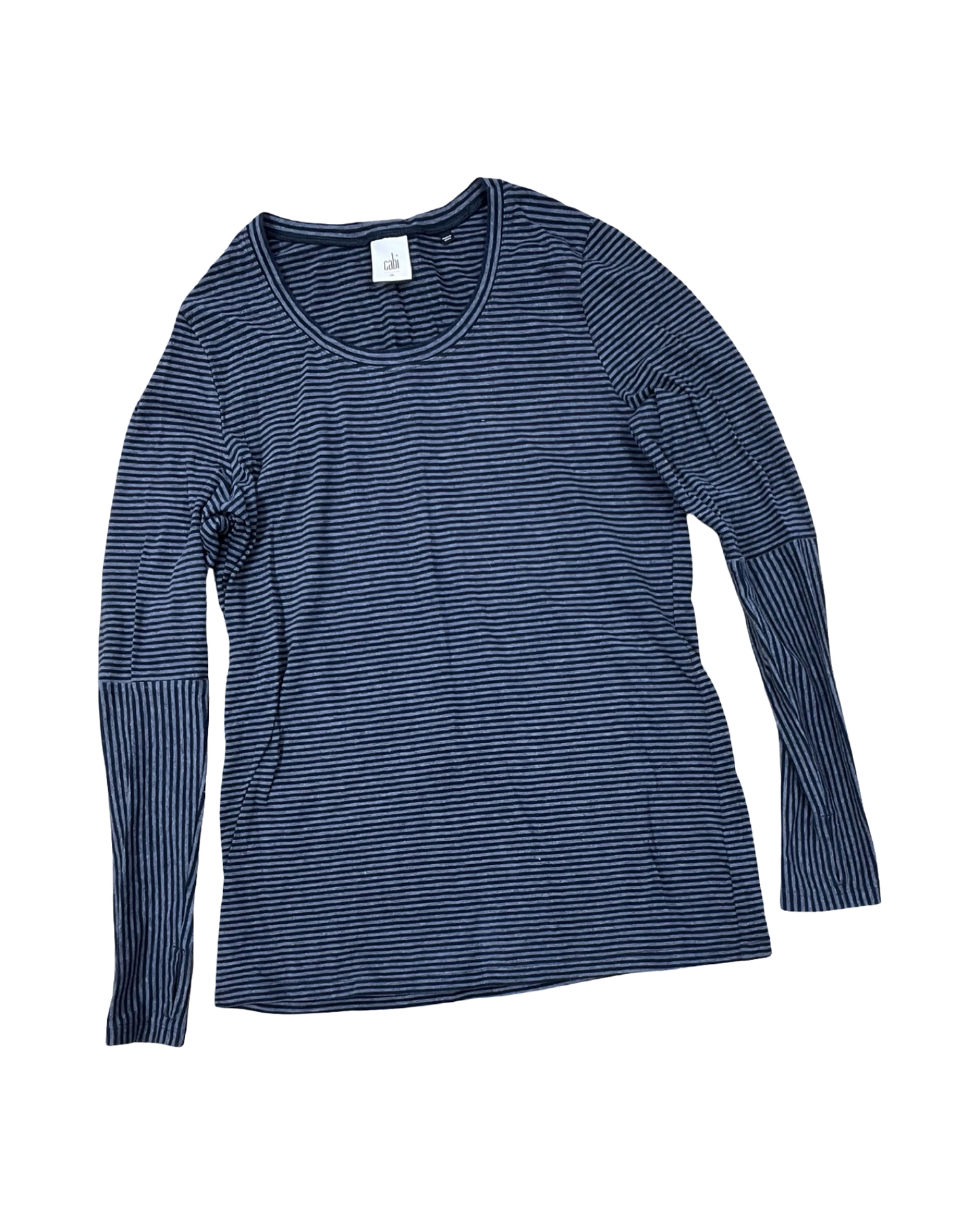 Top Ls By Cabi In Blue & Grey, Size:M